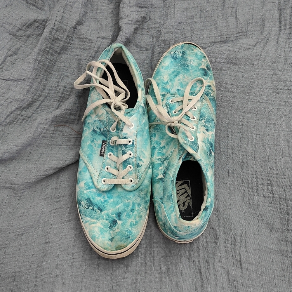 Vans Ocean Print Sneakers